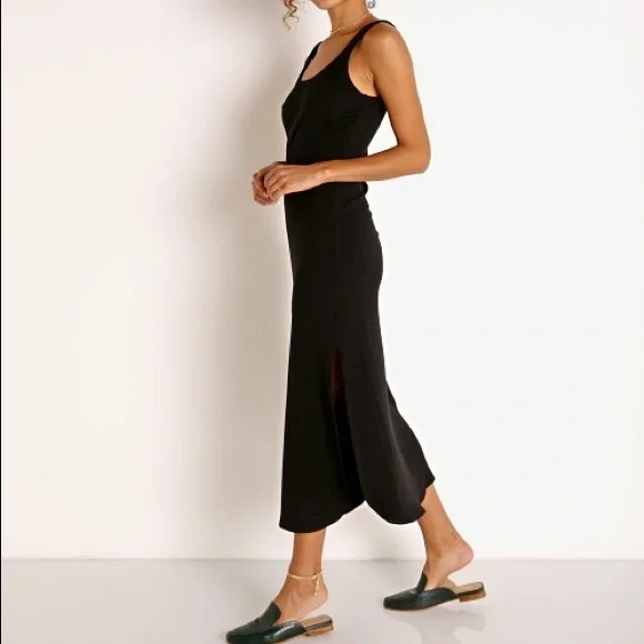 Vitamin A Organic Rib West Black Dress - XS/4 - Picture 5 of 6